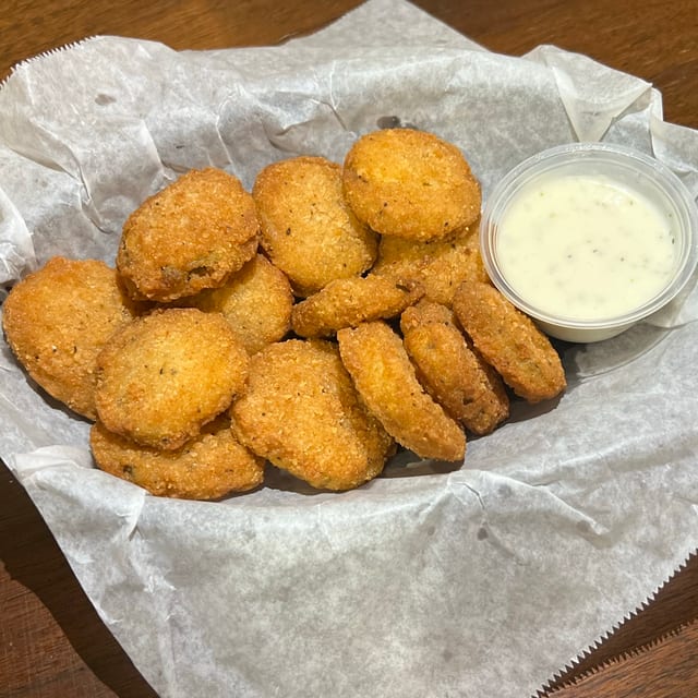 Spicy Fried Pickles.